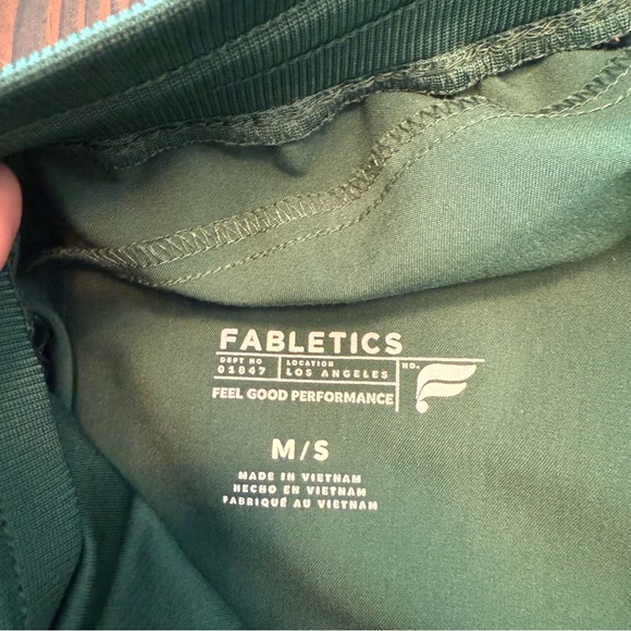 Fabletics Hunter Green Joggers Scrub Pants - Picture 12 of 15